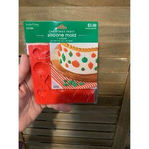 NEW Christmas Ornament Silicone Mold for Baking Cake Candy Holiday Entertaining